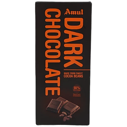 Amul 55% Cocoa Dark Chocolate