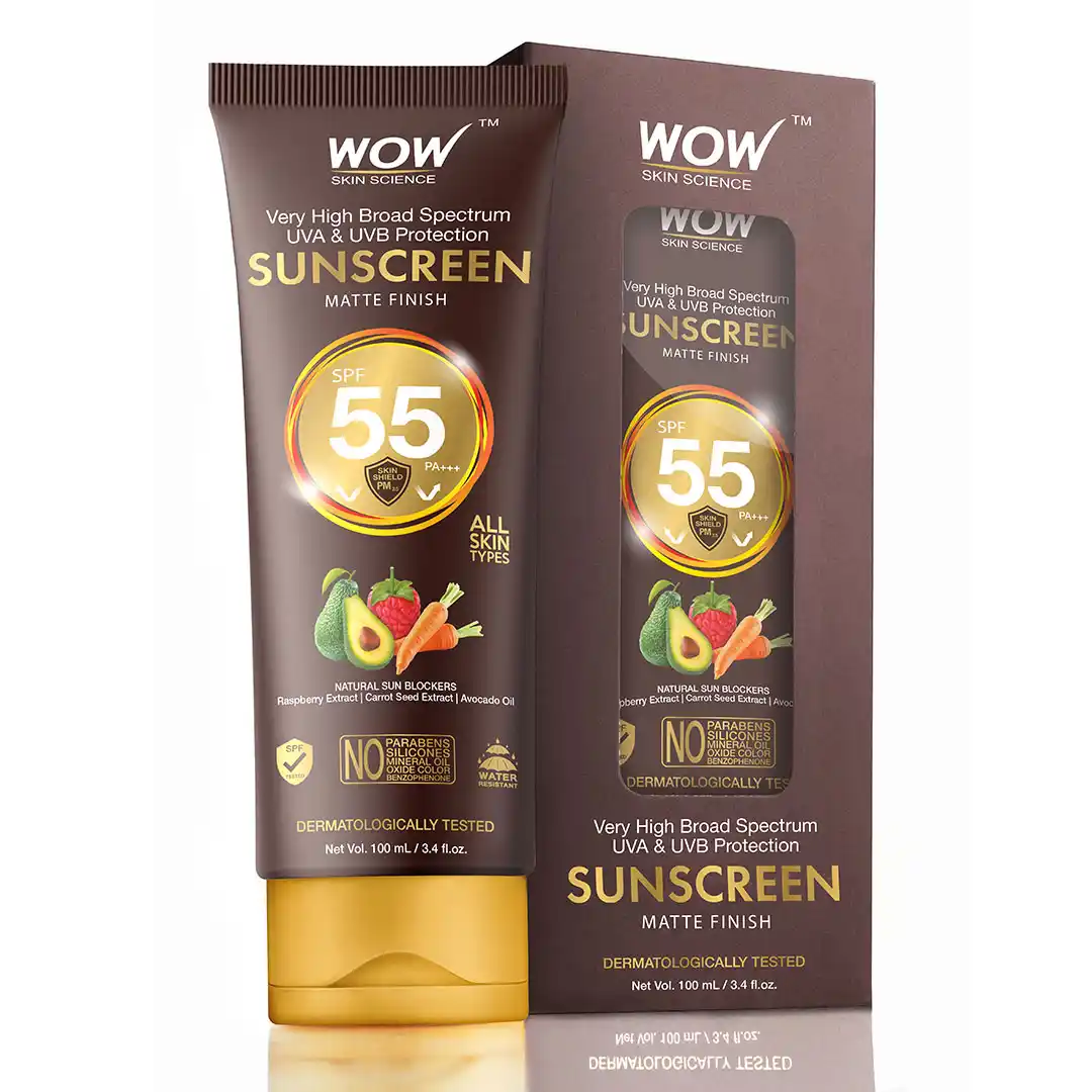 Wow Skin Science Matte Finish Sunscreen (SPF 55 PA+++)