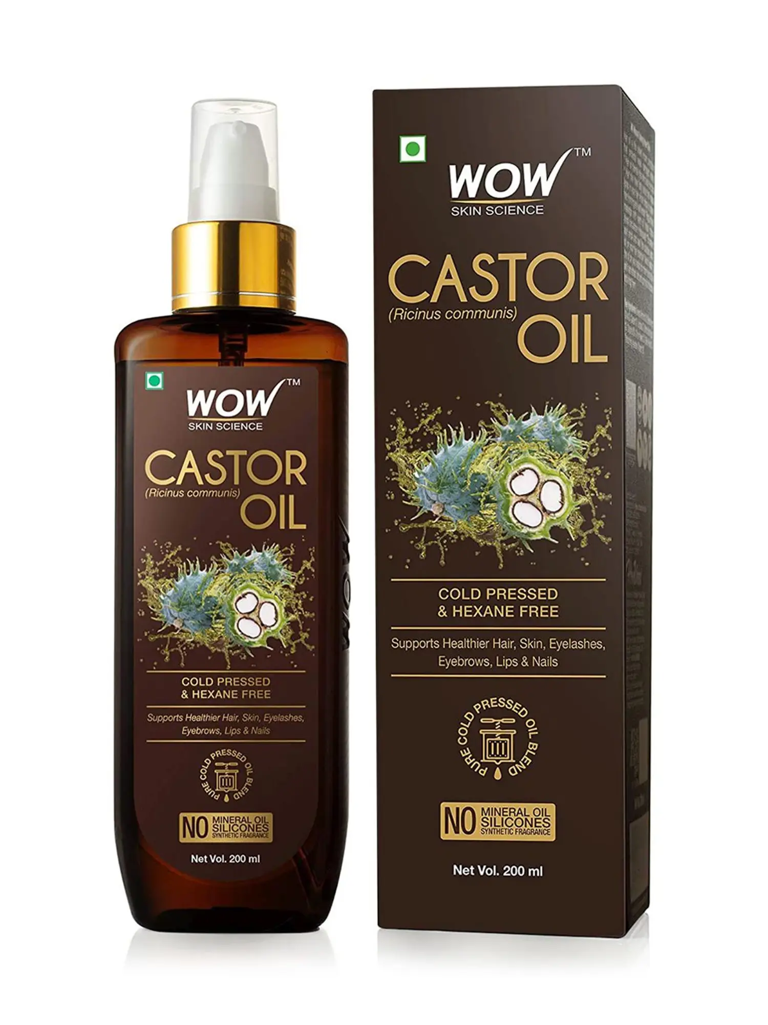 Wow Skin Science Castor Hair Oil