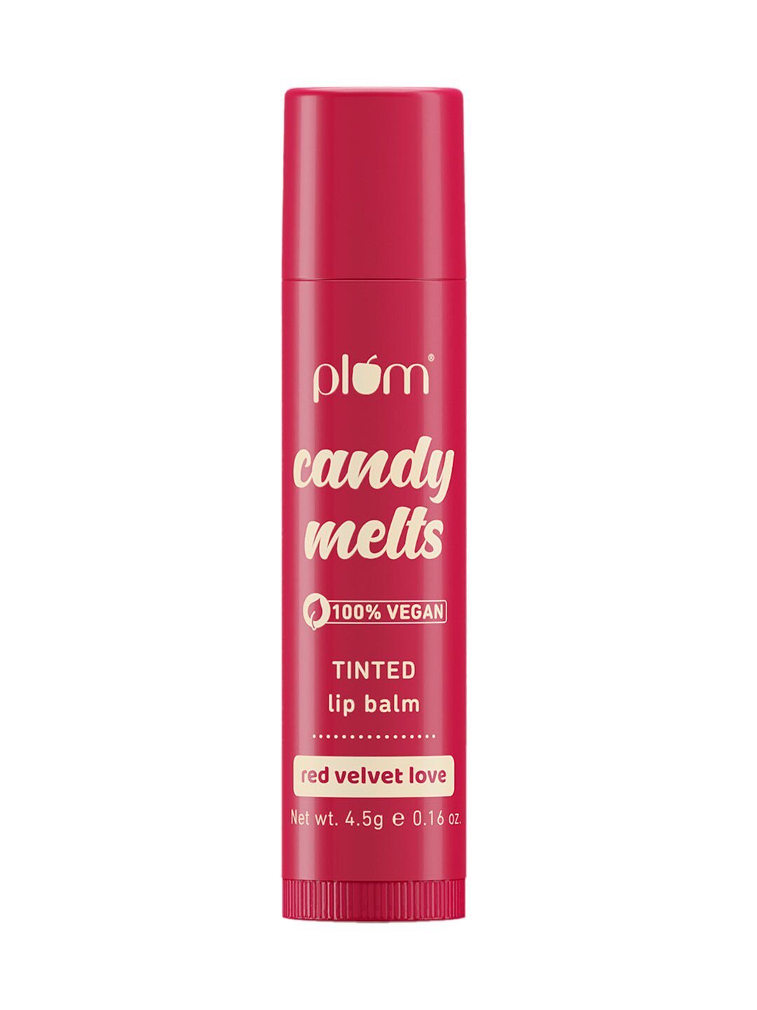 Plum Candy Melts Vegan Tinted Lip Balm (Red Velvet Love)