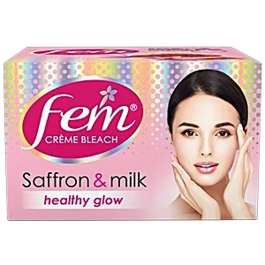 Fem Saffron & Milk Healthy Glow Creme Bleach