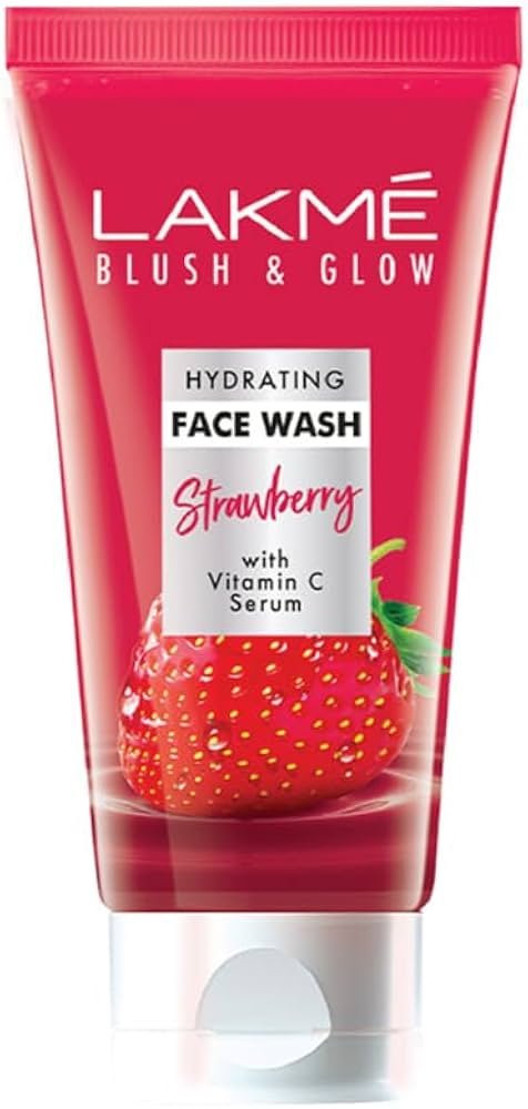 Lakme Blush & Glow Strawberry Gel Face Wash (100% Real Strawberry Extract)