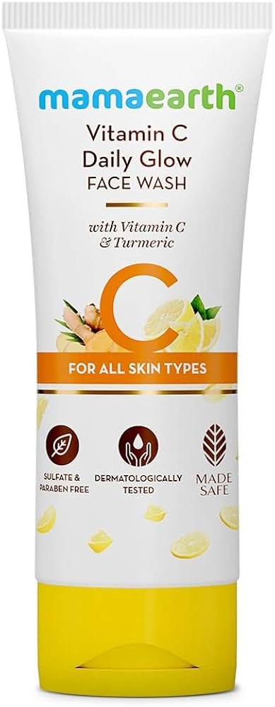 Mamaearth Vitamin C & Turmeric Face Wash