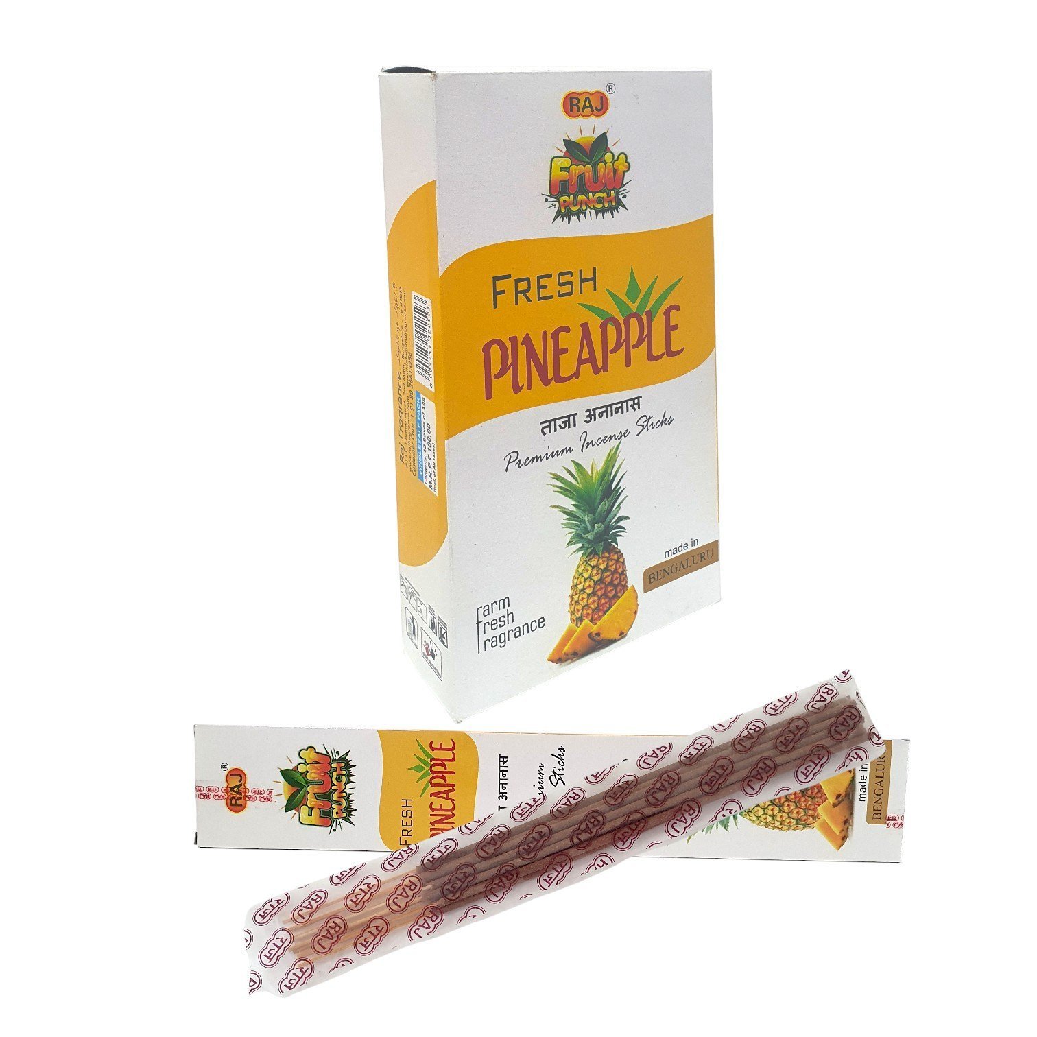 Fresh Pineapple Incense Sticks In Resealable Pack