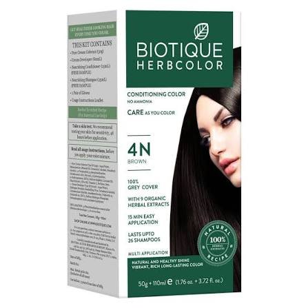 Biotique Herbcolor Hair Colour (Brown 4N)